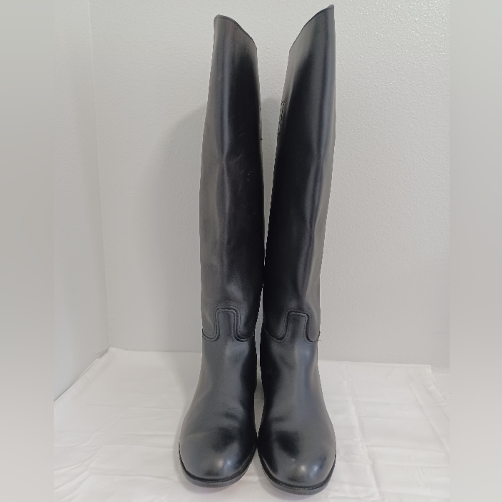 Horse Riding boots  black leather size 8.5